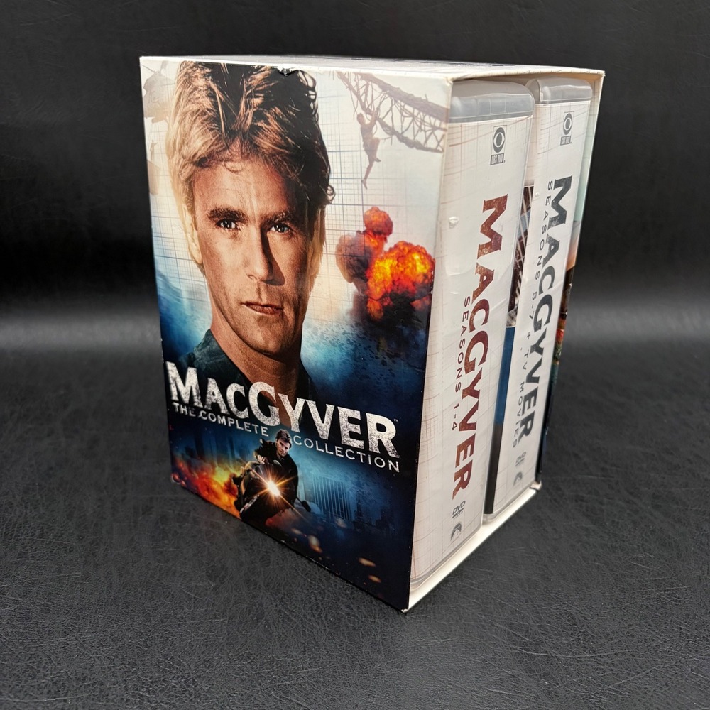 MacGyver The Complete Collection DVD 39-Disc Set Seasons 1-7 + 2 TV Movies